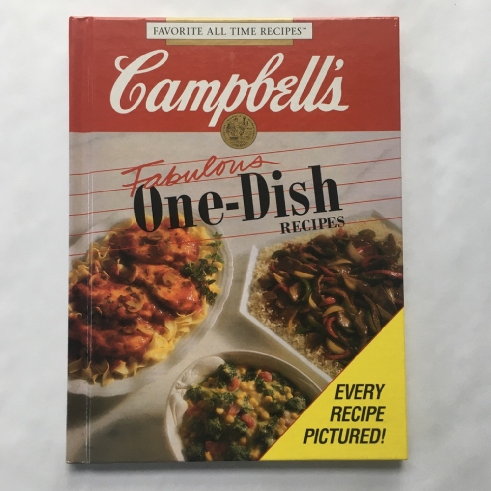 Campbell's Fabulous One-Dish Recipes Hardcover Vintage